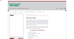Desktop Screenshot of katseyesoptical.com